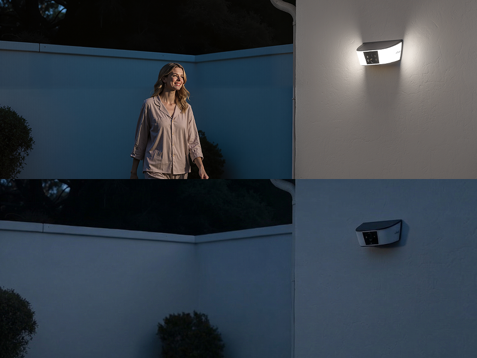ieGeek Telecamera Solare con Luce da Parete S4 image 3