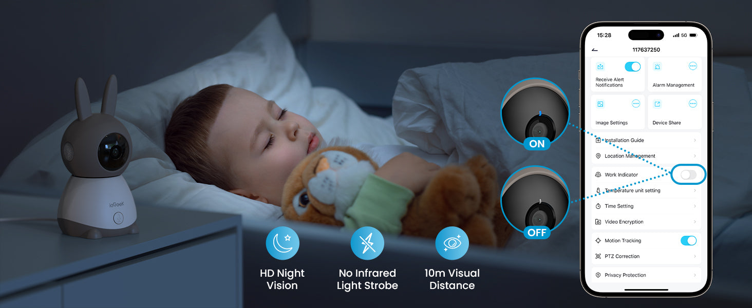 Video HD nitido e visione notturna