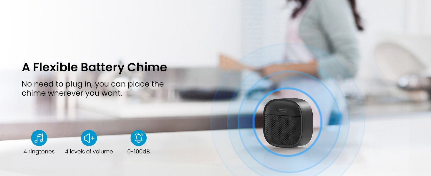 Campanello wireless a batteria