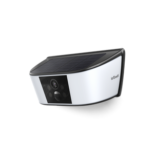 ieGeek Telecamera Solare con Luce da Parete S4